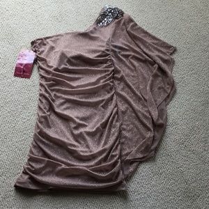 Formal dress one shoulder